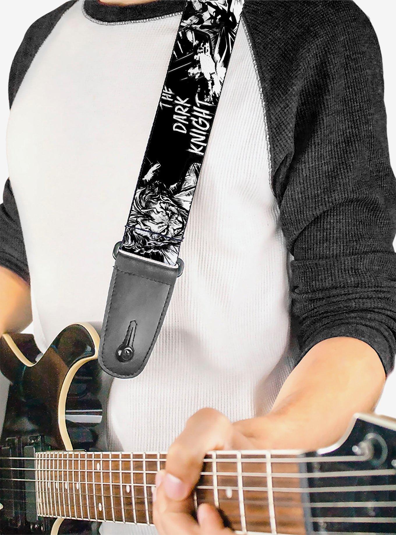 DC Comics Batman and Joker Smiling Close Up Guitar Strap, , hi-res