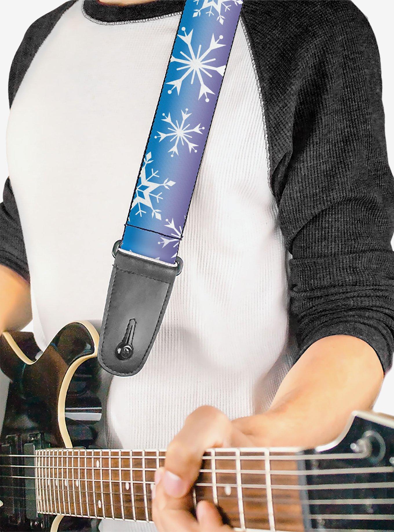 Disney Frozen 2 Snowflakes Guitar Strap, , alternate