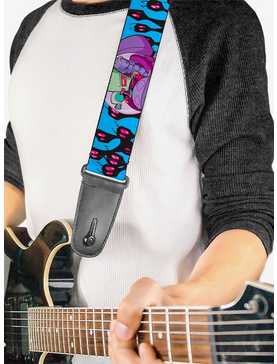 Invader Zim GIR and Piggy Rule the World Guitar Strap, , hi-res