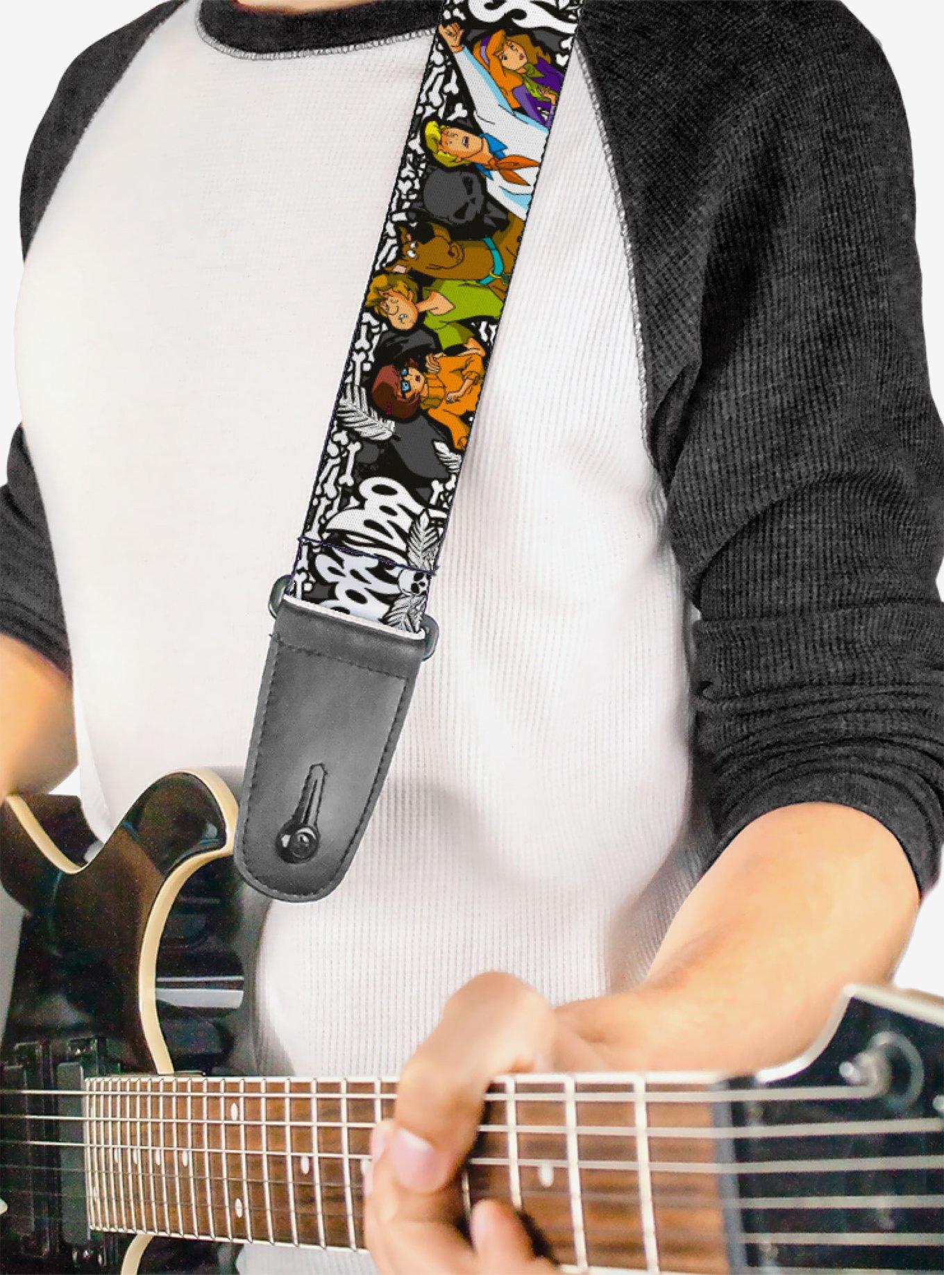 Scooby-Doo! Group Pose Bones Guitar Strap, , alternate