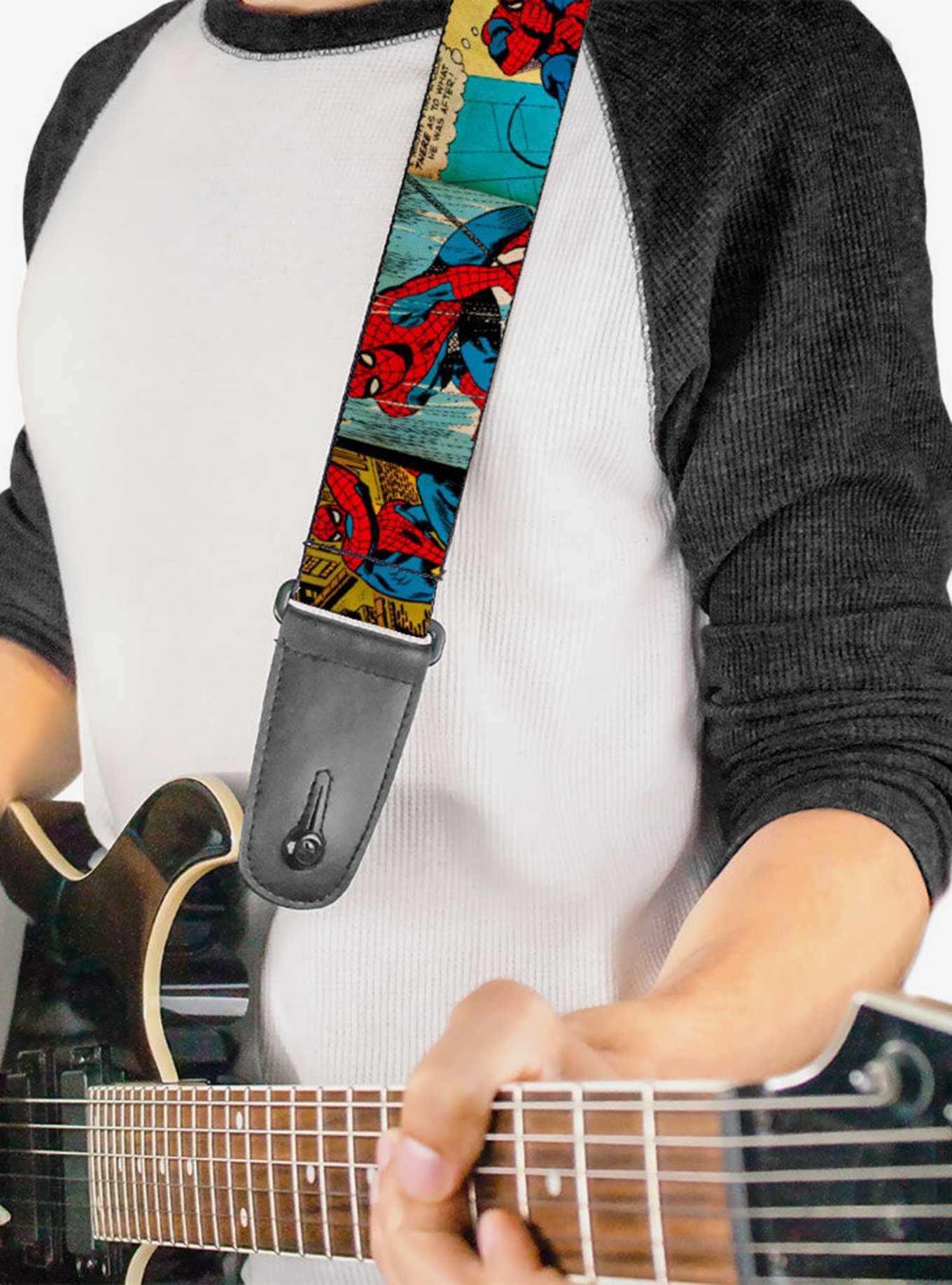 Marvel Spider-Man Comic Strip Guitar Strap, , hi-res