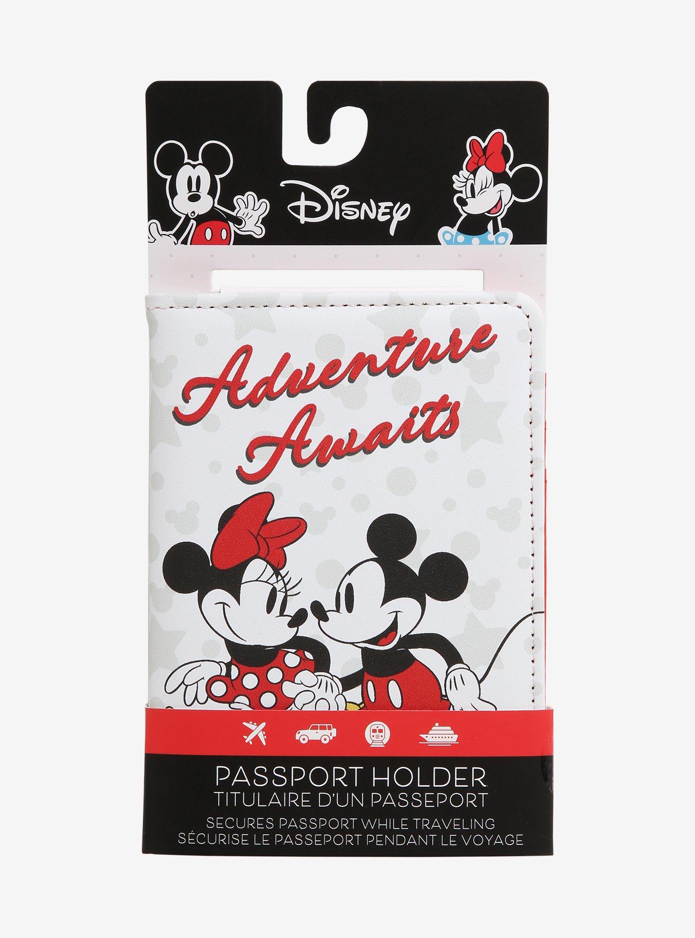 Disney Mickey Mouse & Minnie Mouse Passport Holder, , alternate