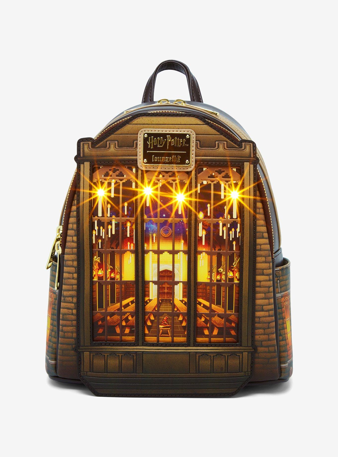 Loungefly Harry Potter Great Hall Light-Up Mini Backpack, , alternate