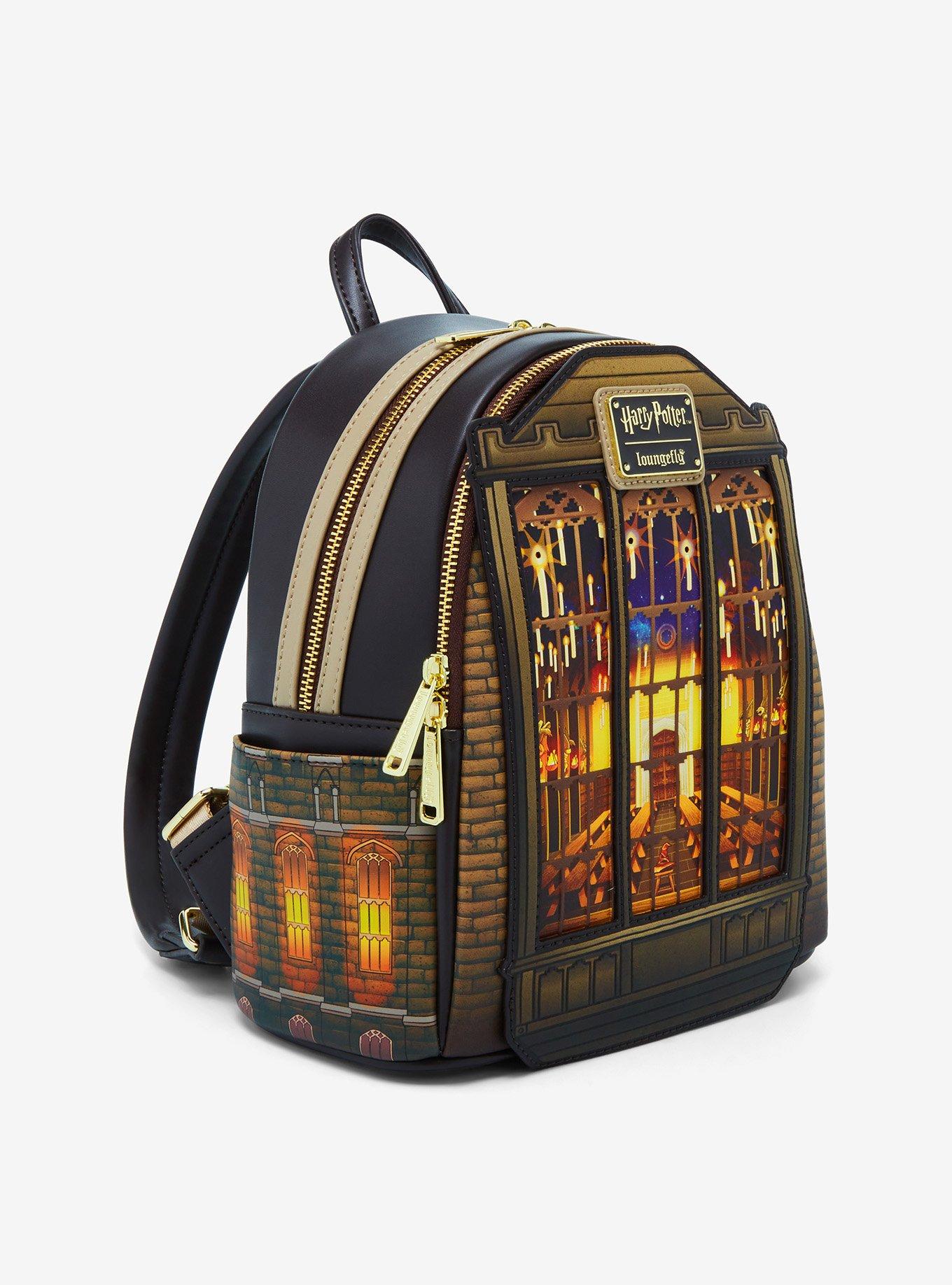 Loungefly Harry Potter Great Hall Light-Up Mini Backpack, , alternate