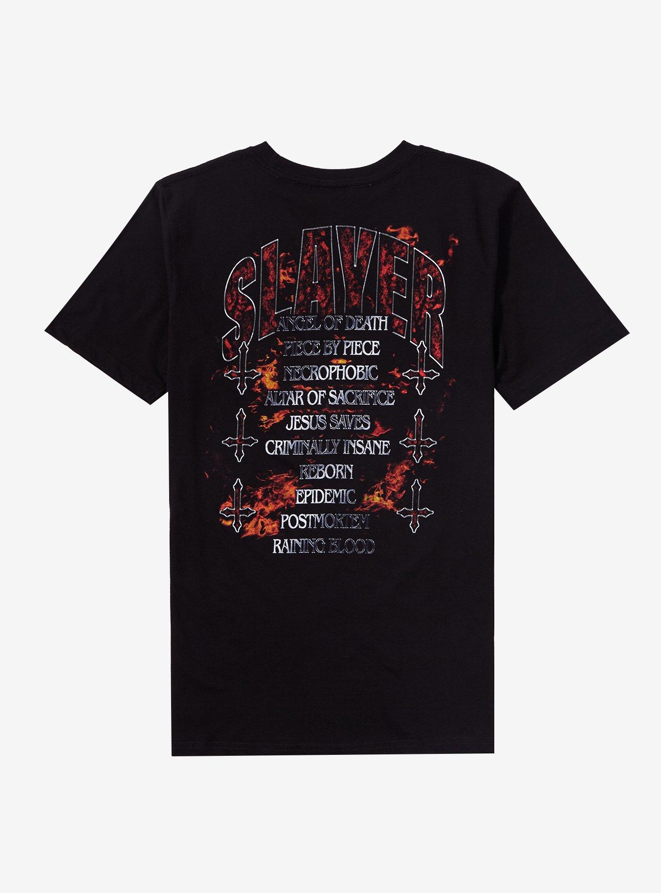 Slayer Reign In Blood Tracklist T-Shirt, BLACK, alternate