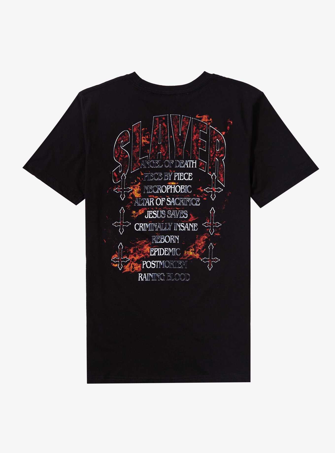 Slayer Reign In Blood Tracklist T-Shirt, , hi-res