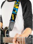 DC Comics Batman Poses and Logo Collage Guitar Strap, , alternate