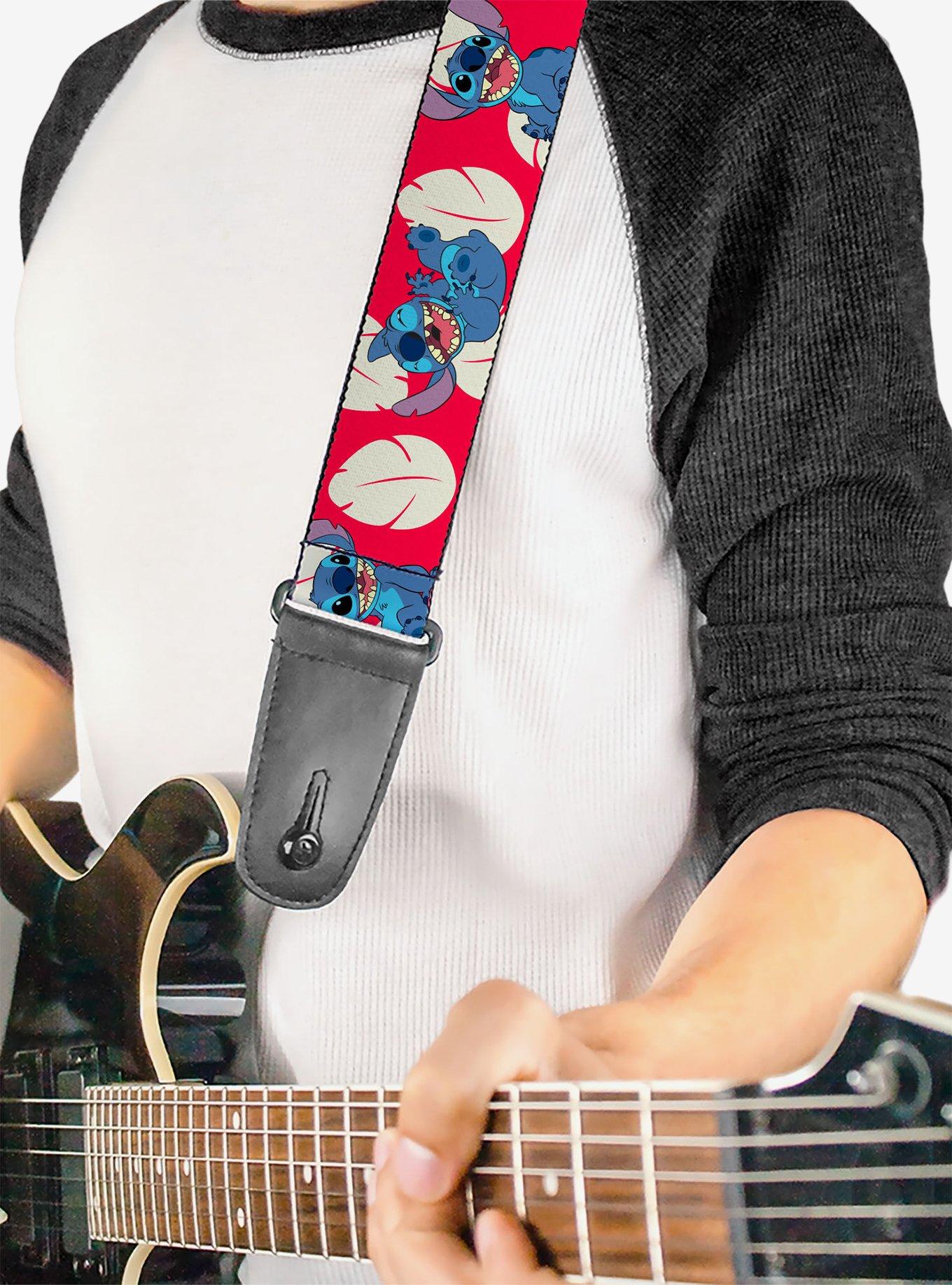 Disney Lilo & Stitch 4 Poses Lilo Dress Leaves Guitar Strap, , hi-res