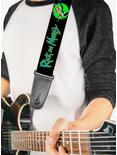 Rick and Morty Title Logo and Portal Pose Guitar Strap, , alternate