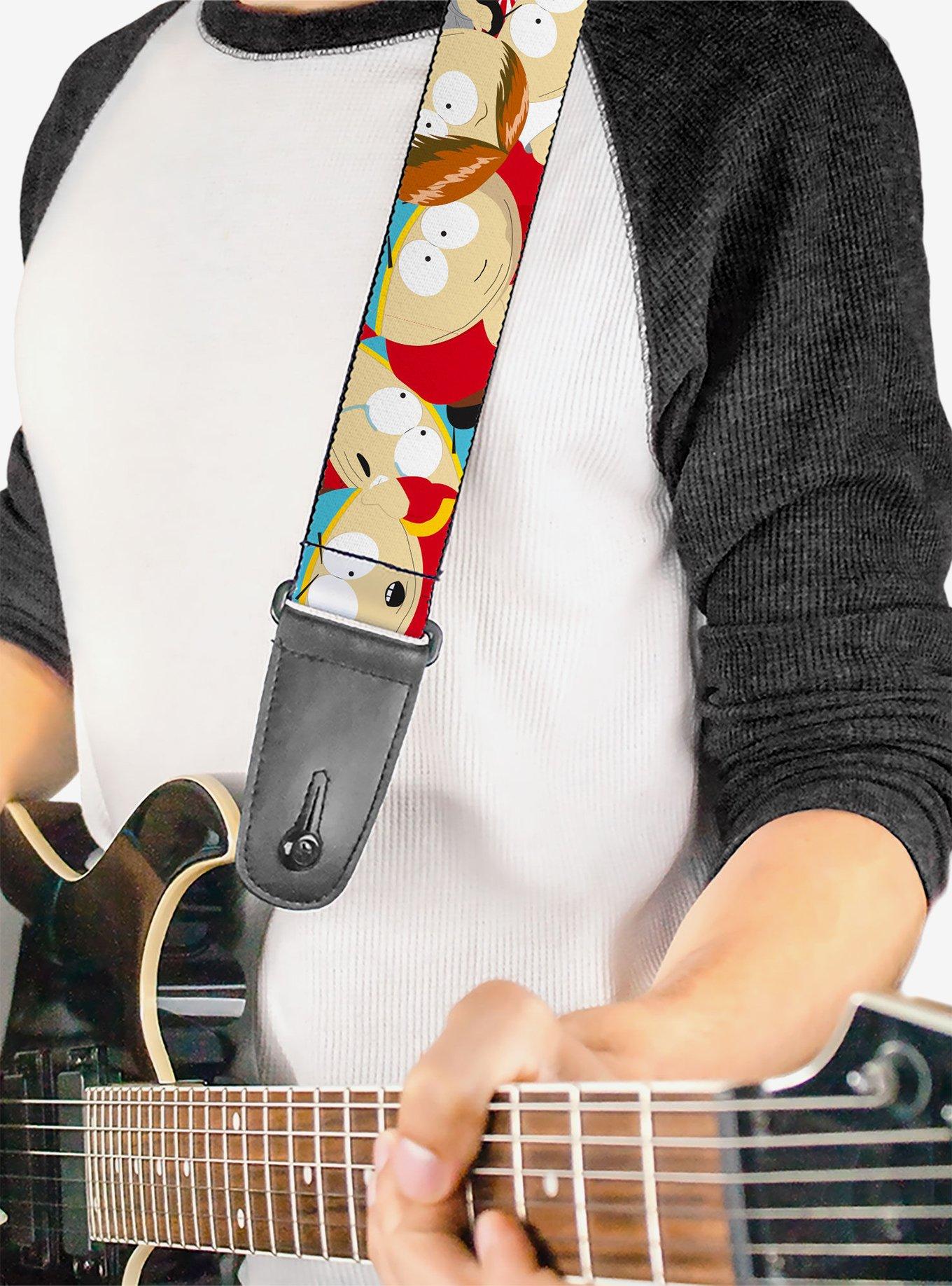 South Park Cartman Expressions Stacked Guitar Strap, , alternate