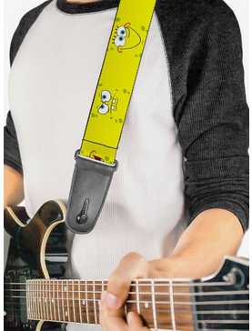 SpongeBob SquarePants Expressions Yellow Guitar Strap, , hi-res
