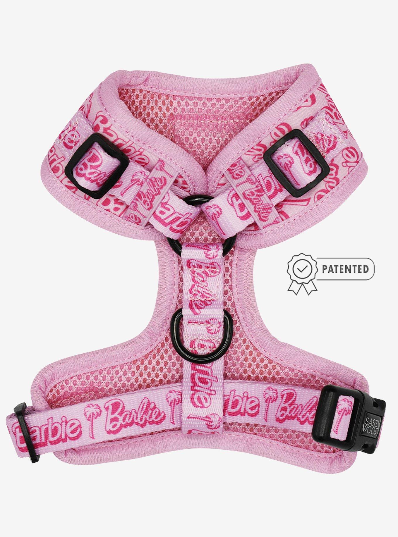 Barbie x Sassy Woof Malibu Dog Harness and Leash Bundle, GREEN, alternate