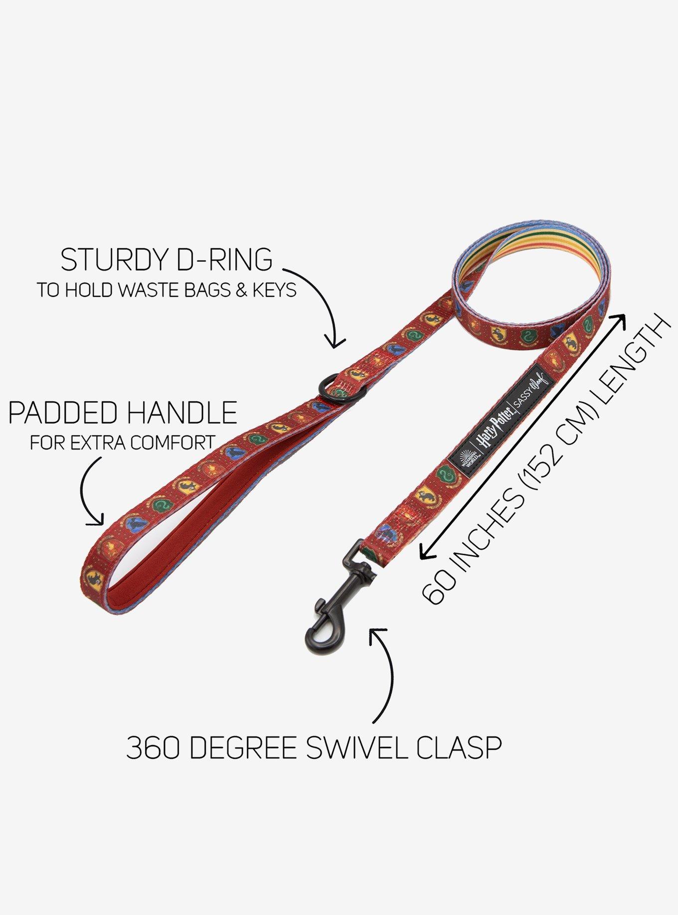 Harry Potter x Sassy Woof Dog Harness and Leash Bundle, RED, alternate