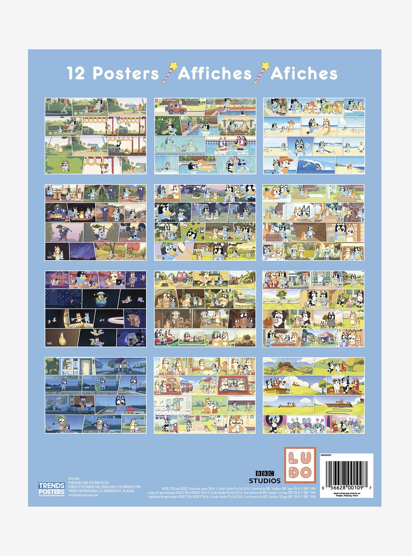 Bluey Poster Book, , alternate