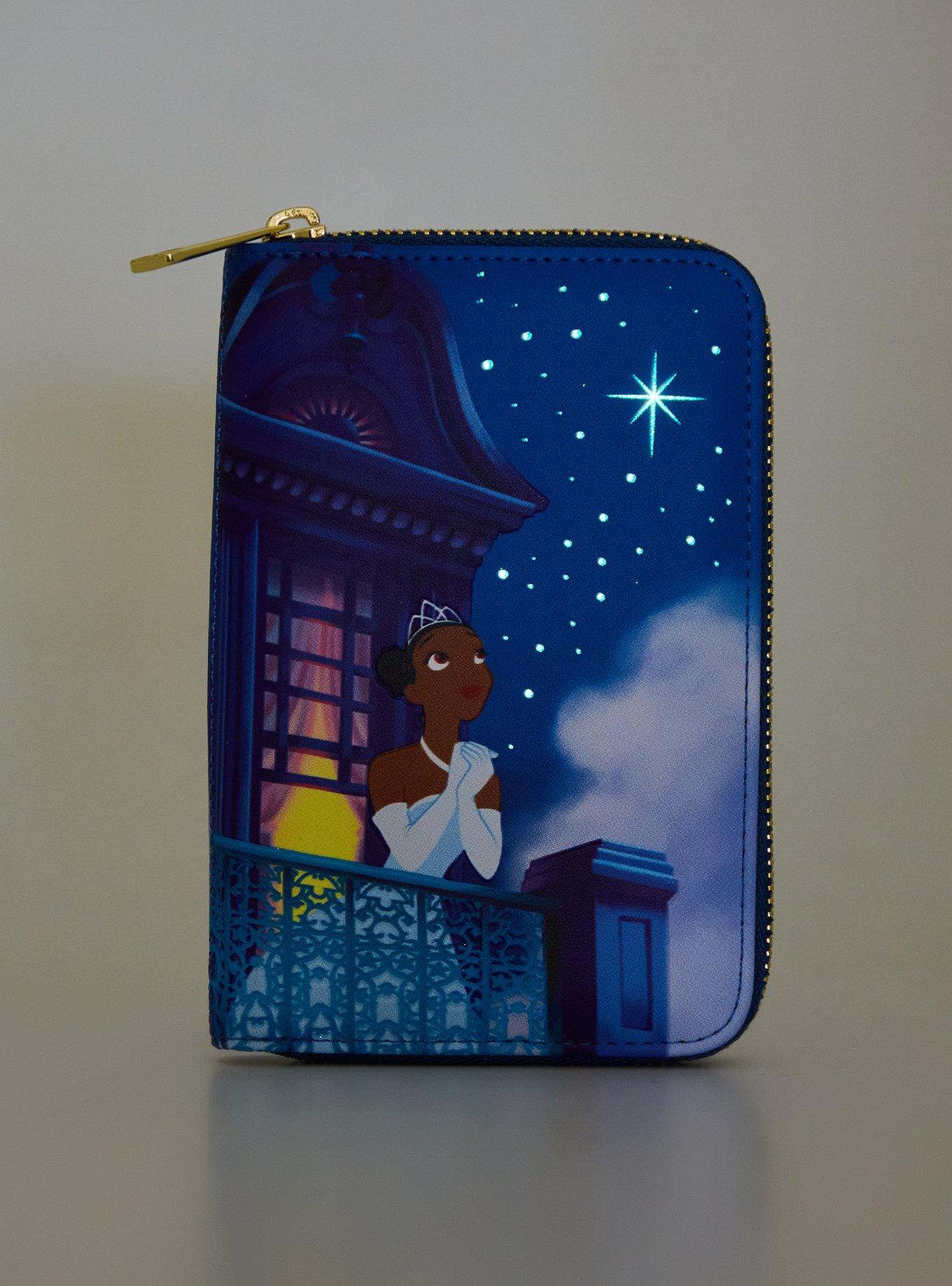 Loungefly Disney The Princess And The Frog Tiana Wish Glow-In-The-Dark Zipper Wallet, , hi-res