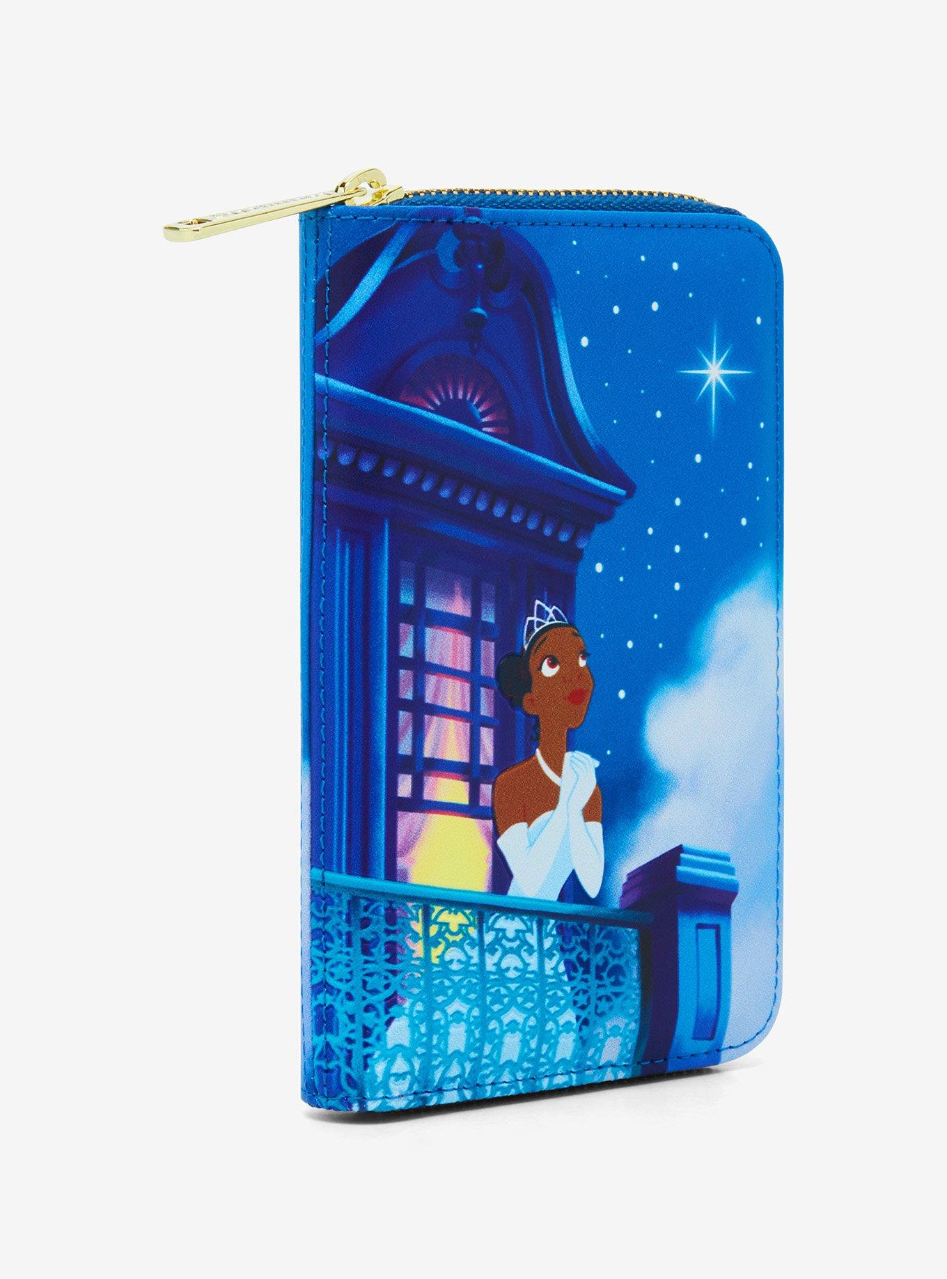 Loungefly Disney The Princess And The Frog Tiana Wish Glow-In-The-Dark Zipper Wallet, , alternate