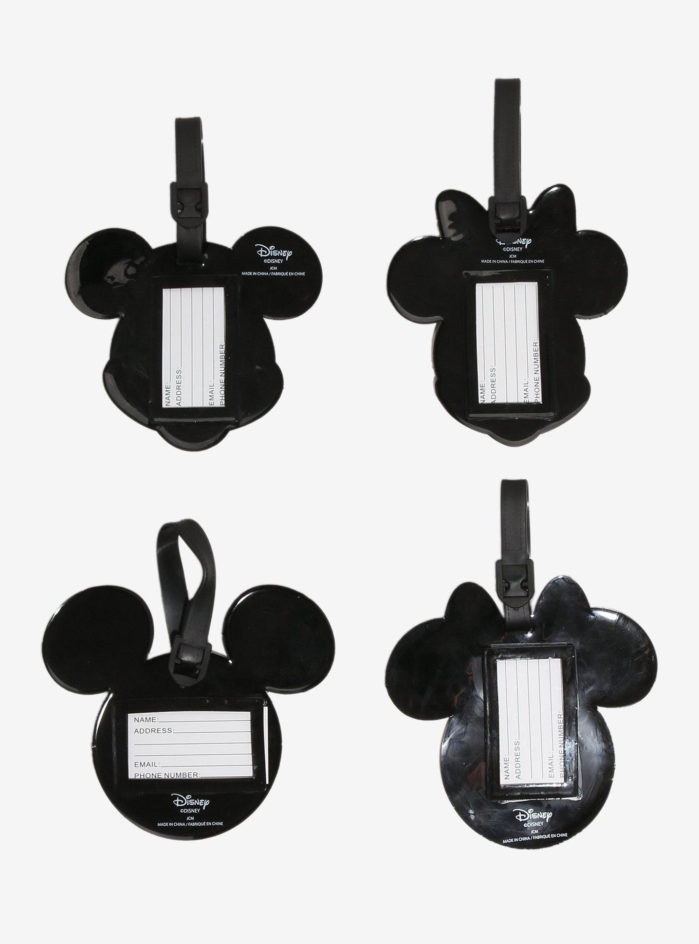 Disney Mickey Mouse & Minnie Mouse Luggage Tag Set, , alternate