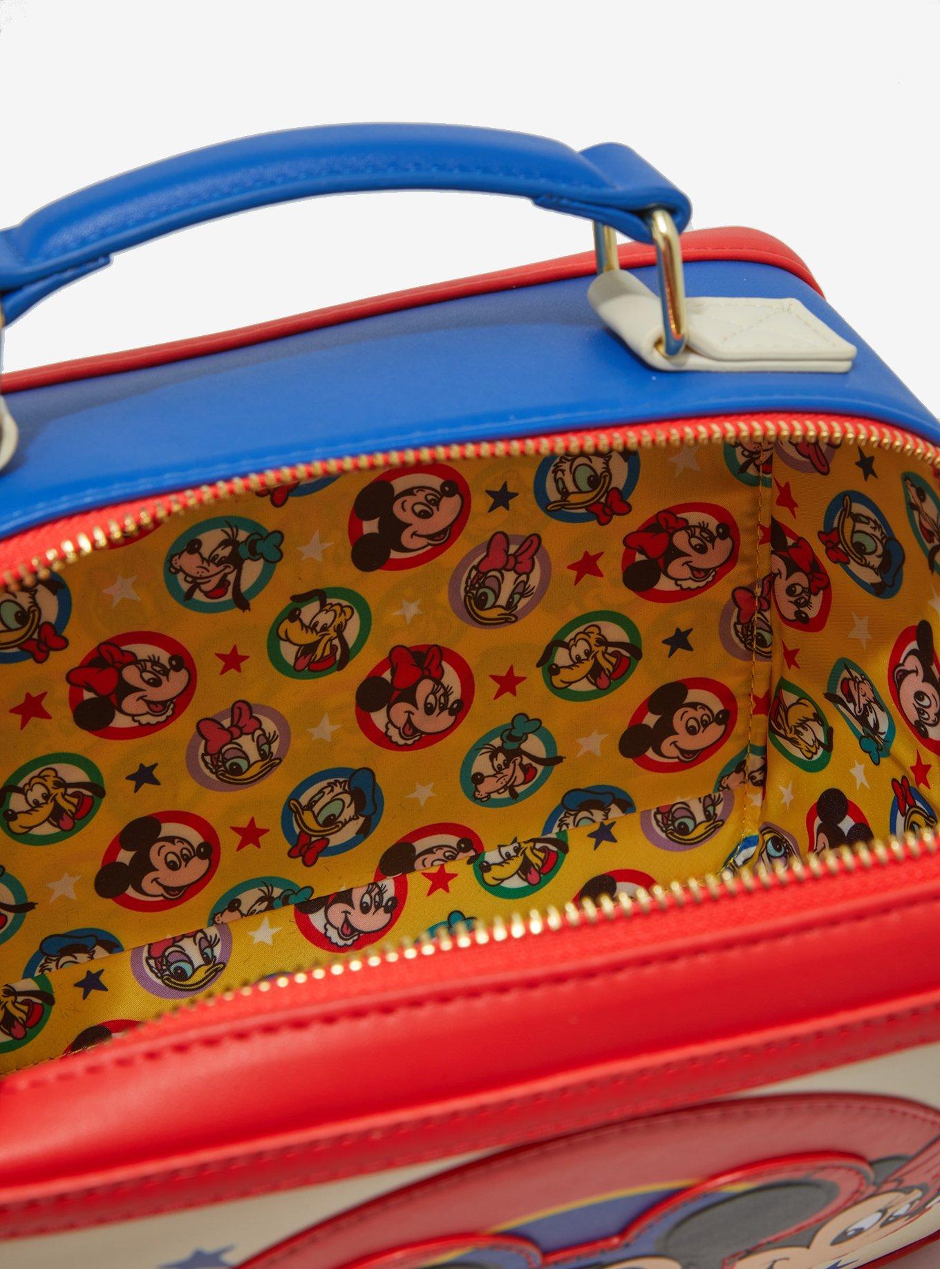 Loungefly Disney Mickey Mouse & Friends Classic Crossbody Bag, , alternate