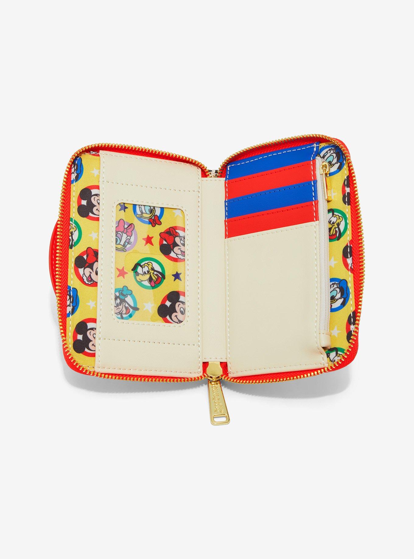 Loungefly Disney Mickey Mouse & Friends Classic Zipper Wallet, , alternate