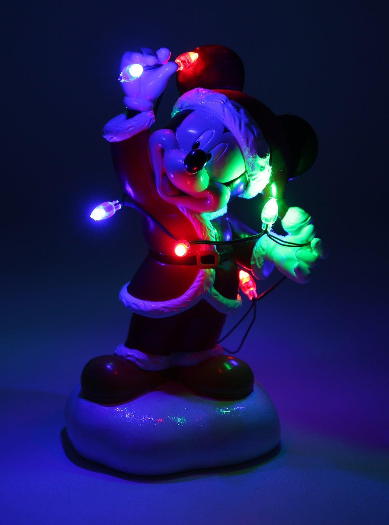 Disney Mickey Mouse Christmas Light-Up Garden Statue, , alternate