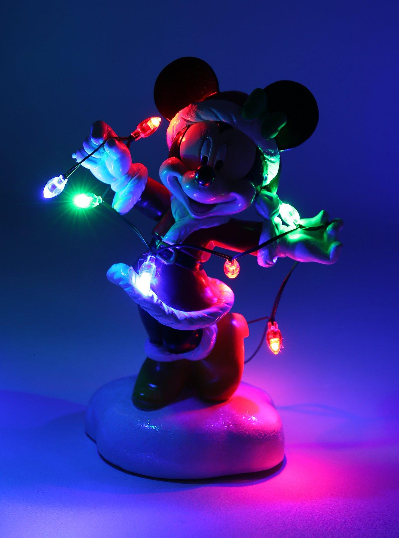 Disney Minnie Mouse Christmas Light-Up Garden Statue, , hi-res