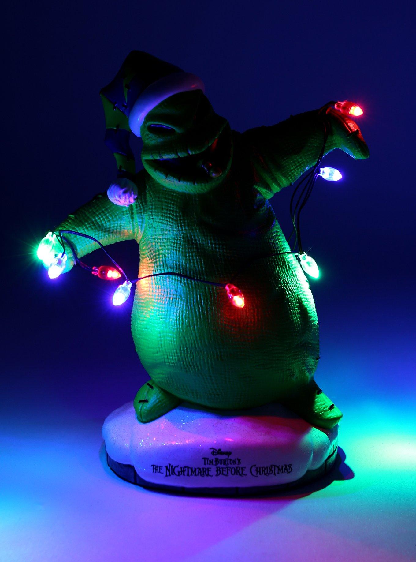 The Nightmare Before Christmas Oogie Boogie Light-Up Garden Statue, , alternate