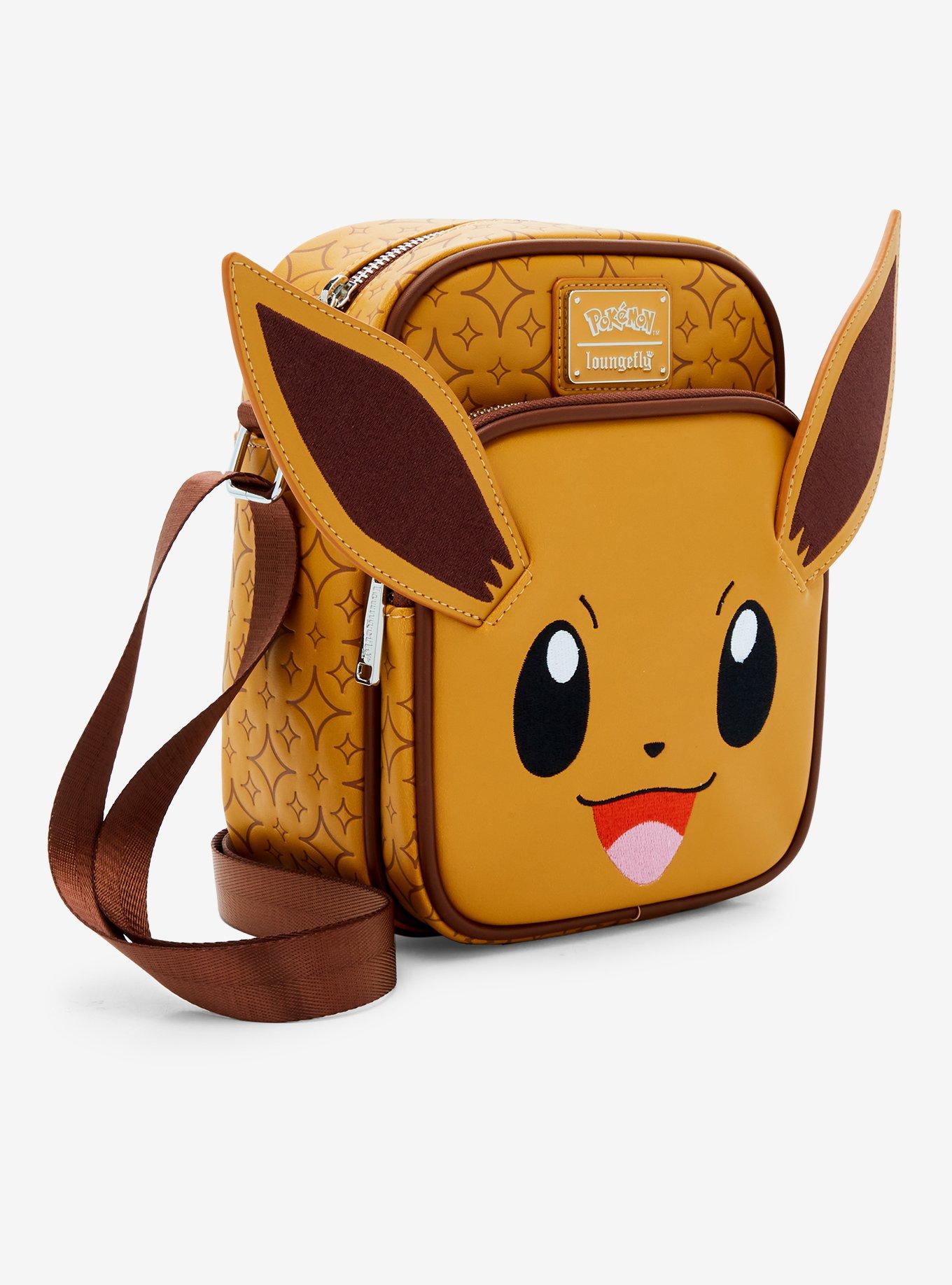 Loungefly Pokémon Eevee Face Crossbody Bag, , alternate