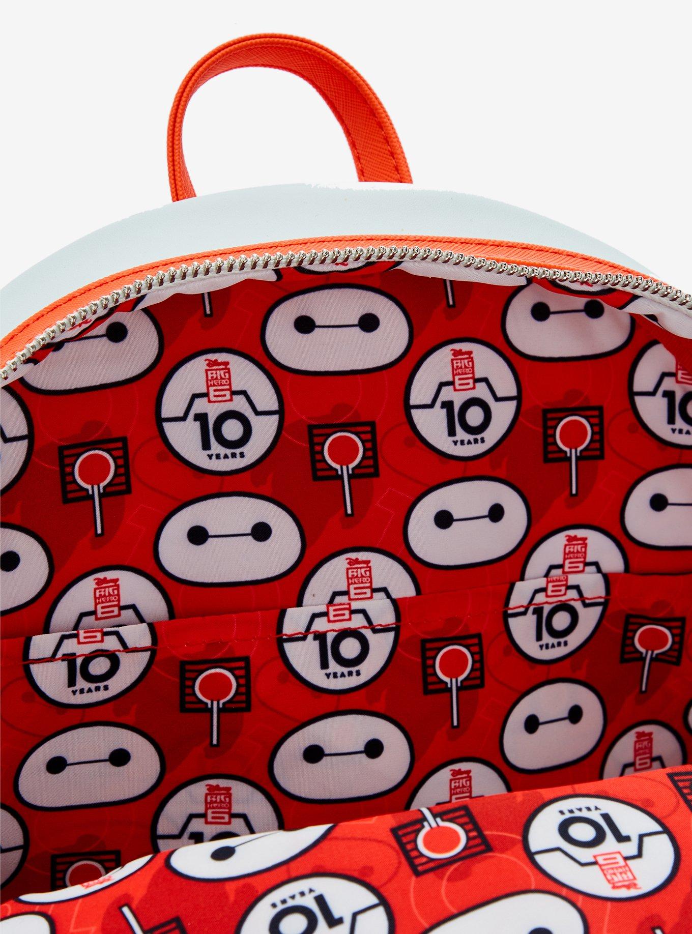 Loungefly Disney Big Hero 6 10th Anniversary Group Hug Mini Backpack, , alternate