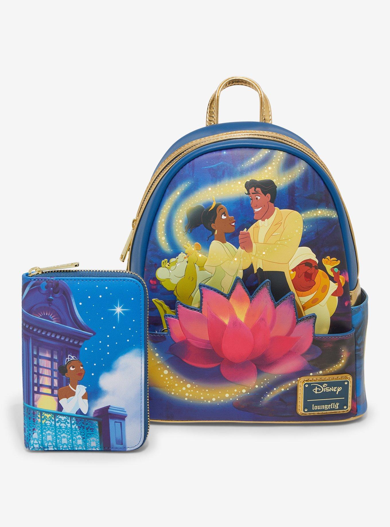 Loungefly Disney The Princess and the Frog Tiana & Naveen Light-Up Glow-in-the-Dark Mini Backpack, , alternate