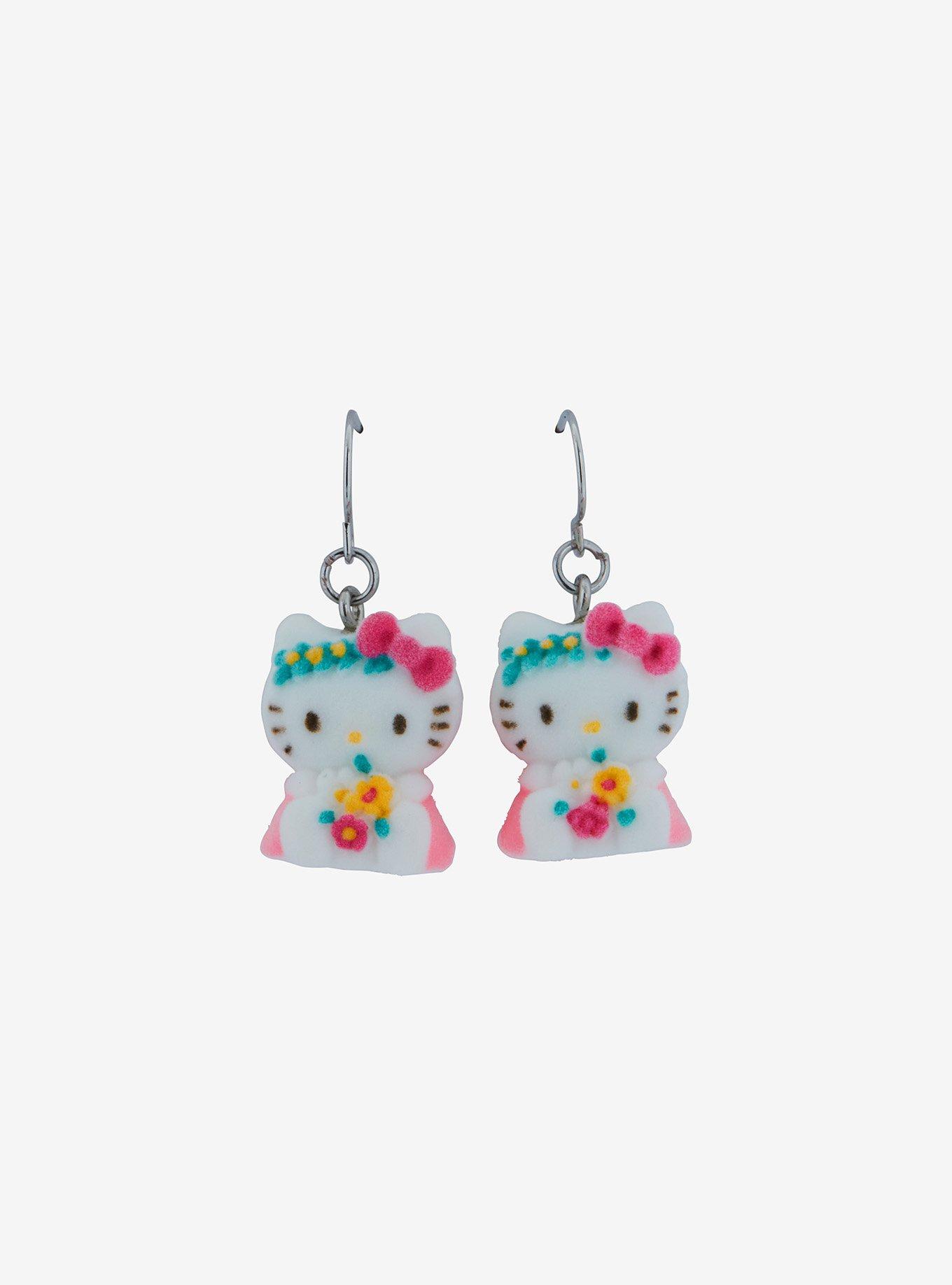 Sanrio Hello Kitty Virgo Figural Earrings - BoxLunch Exclusive, , alternate