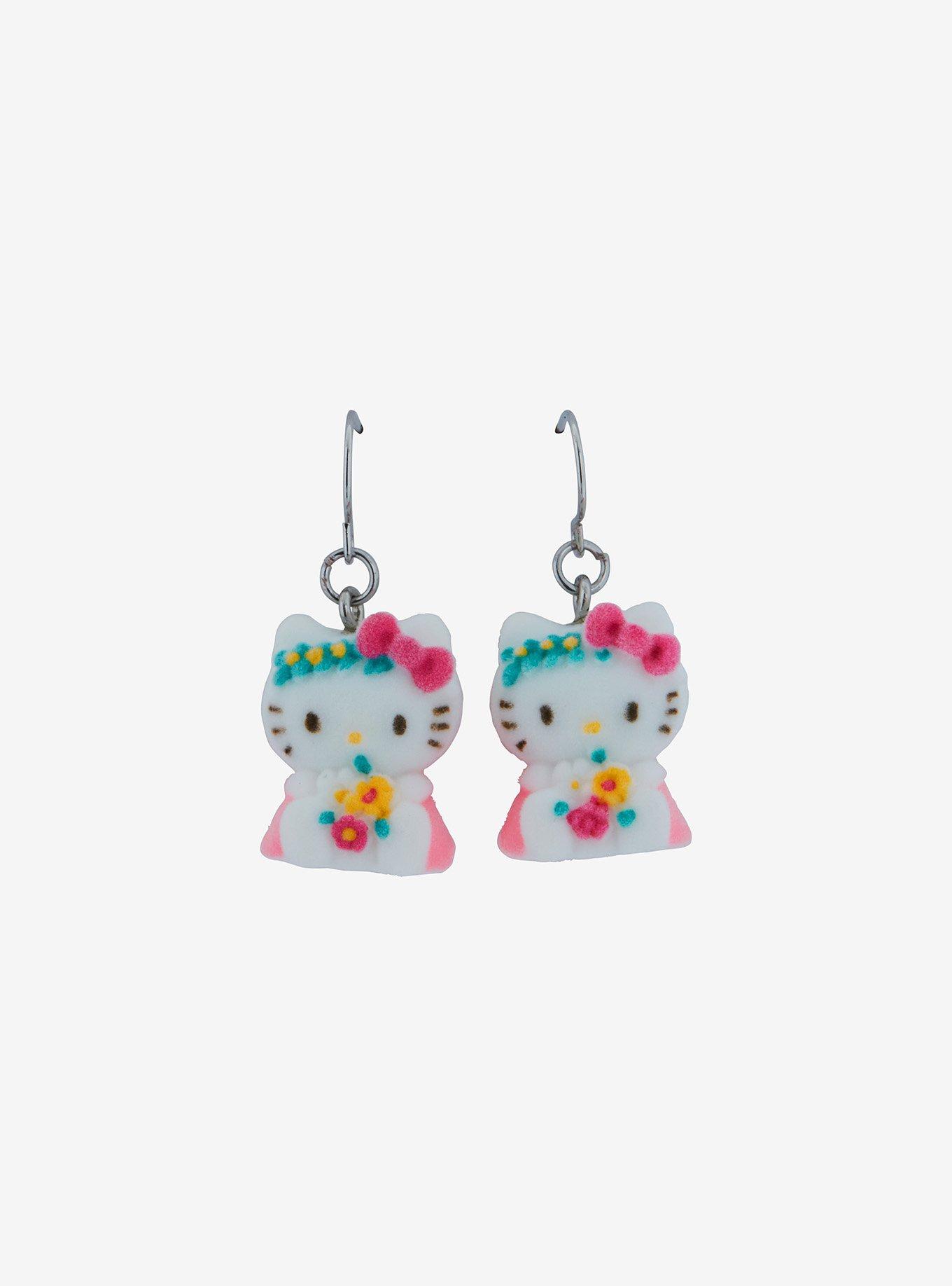 Sanrio Hello Kitty Virgo Figural Earrings - BoxLunch Exclusive, , hi-res