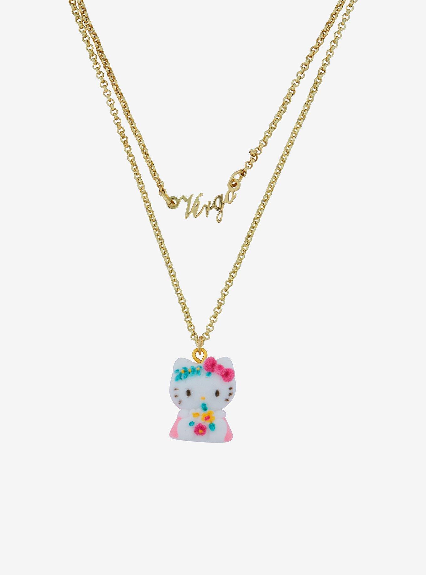 Sanrio Hello Kitty Virgo Necklace Set - BoxLunch Exclusive, , alternate