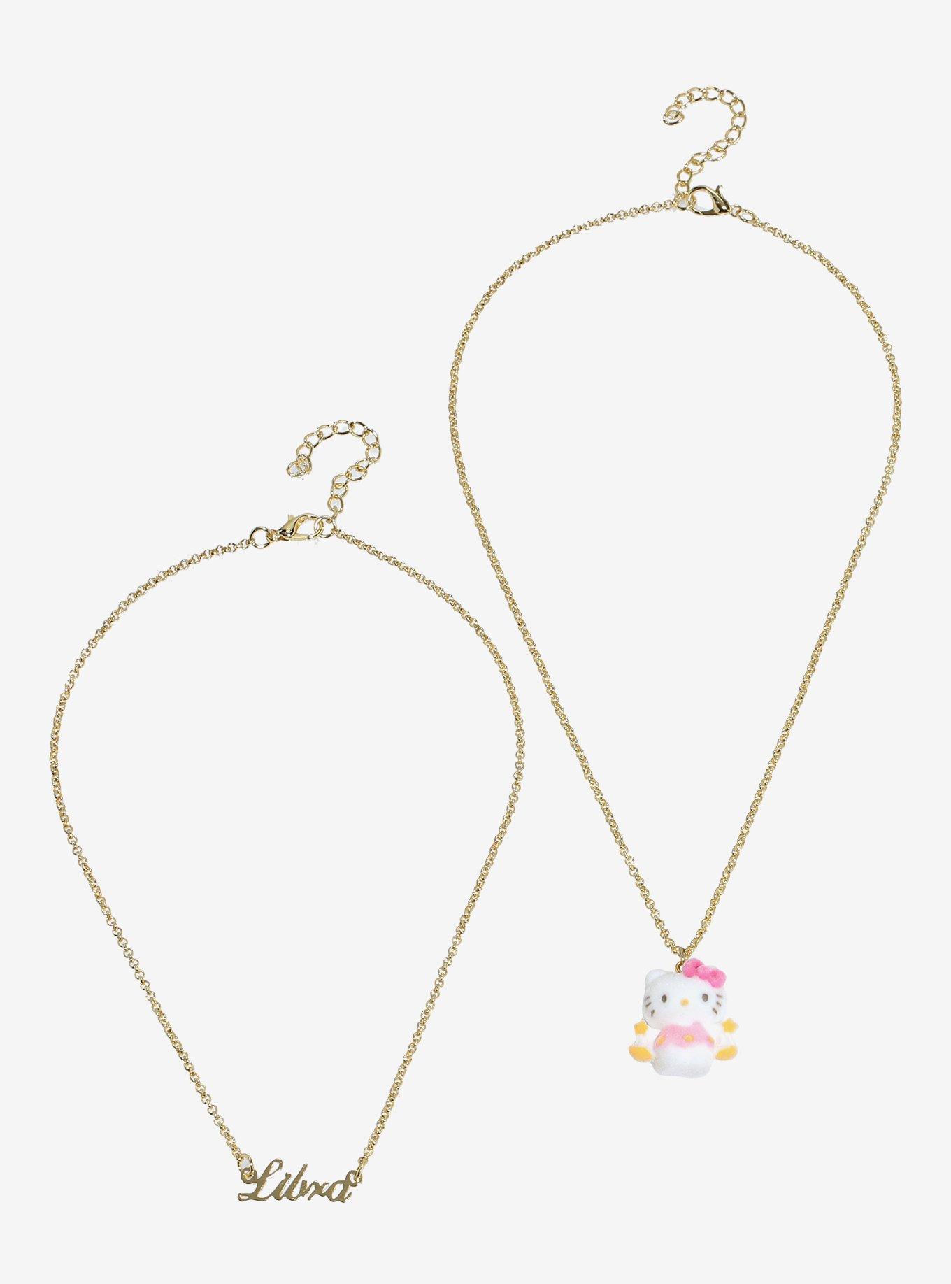 Sanrio Hello Kitty Libra Layered Necklace Set — BoxLunch Exclusive, , alternate