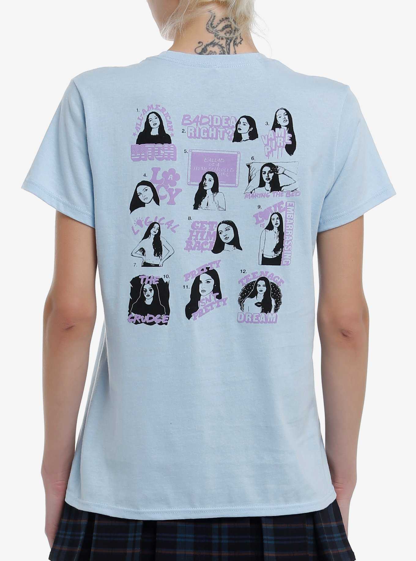 Olivia Rodrigo Guts Tour Songs Double-Sided Girls T-Shirt, , hi-res
