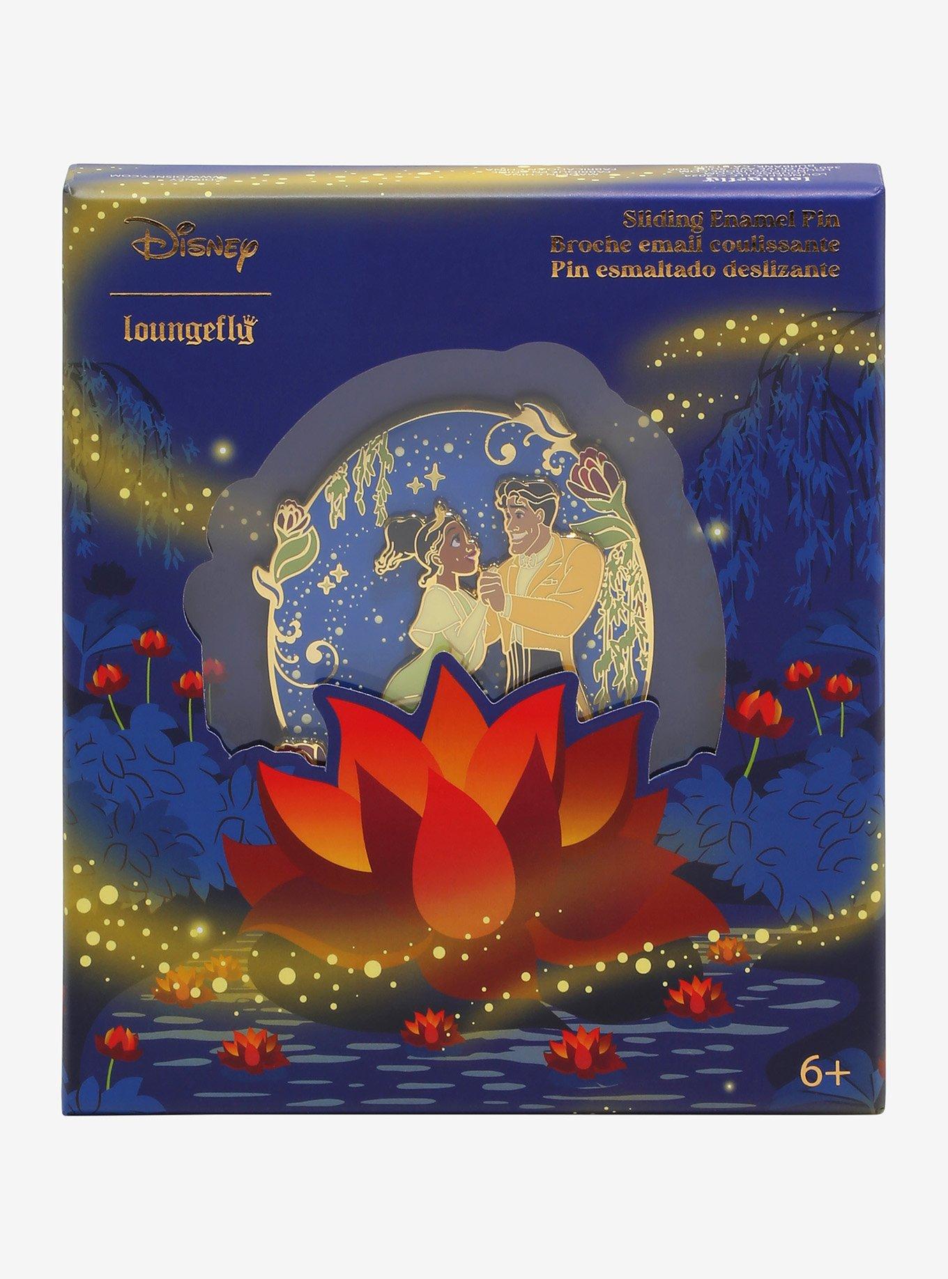 Loungefly Disney The Princess And The Frog Tiana & Naveen Sliding Limited Edition Enamel Pin, , alternate
