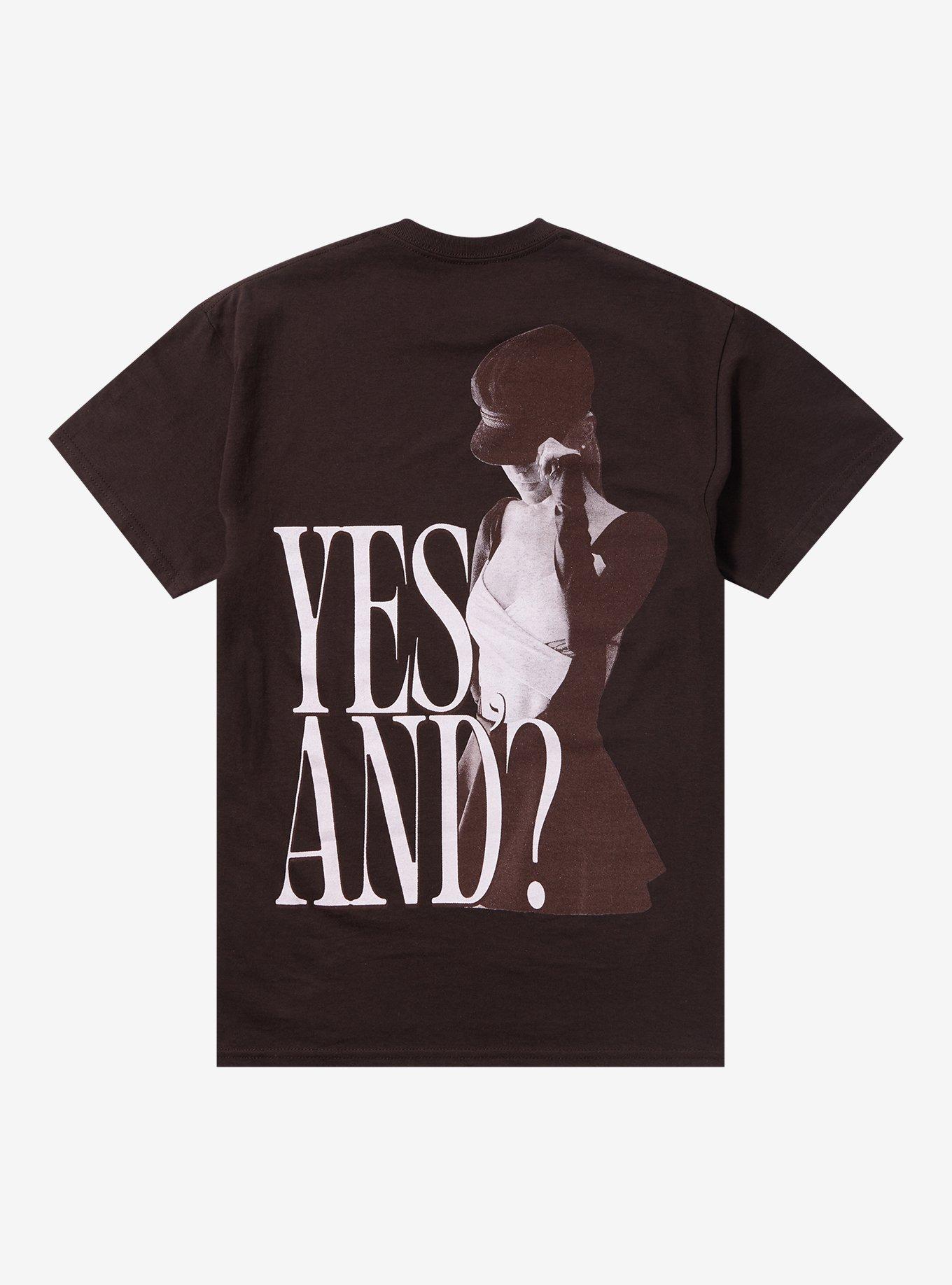 Ariana Grande Yes, And? Double-Sided T-Shirt, CHOCOLATE BROWN, alternate