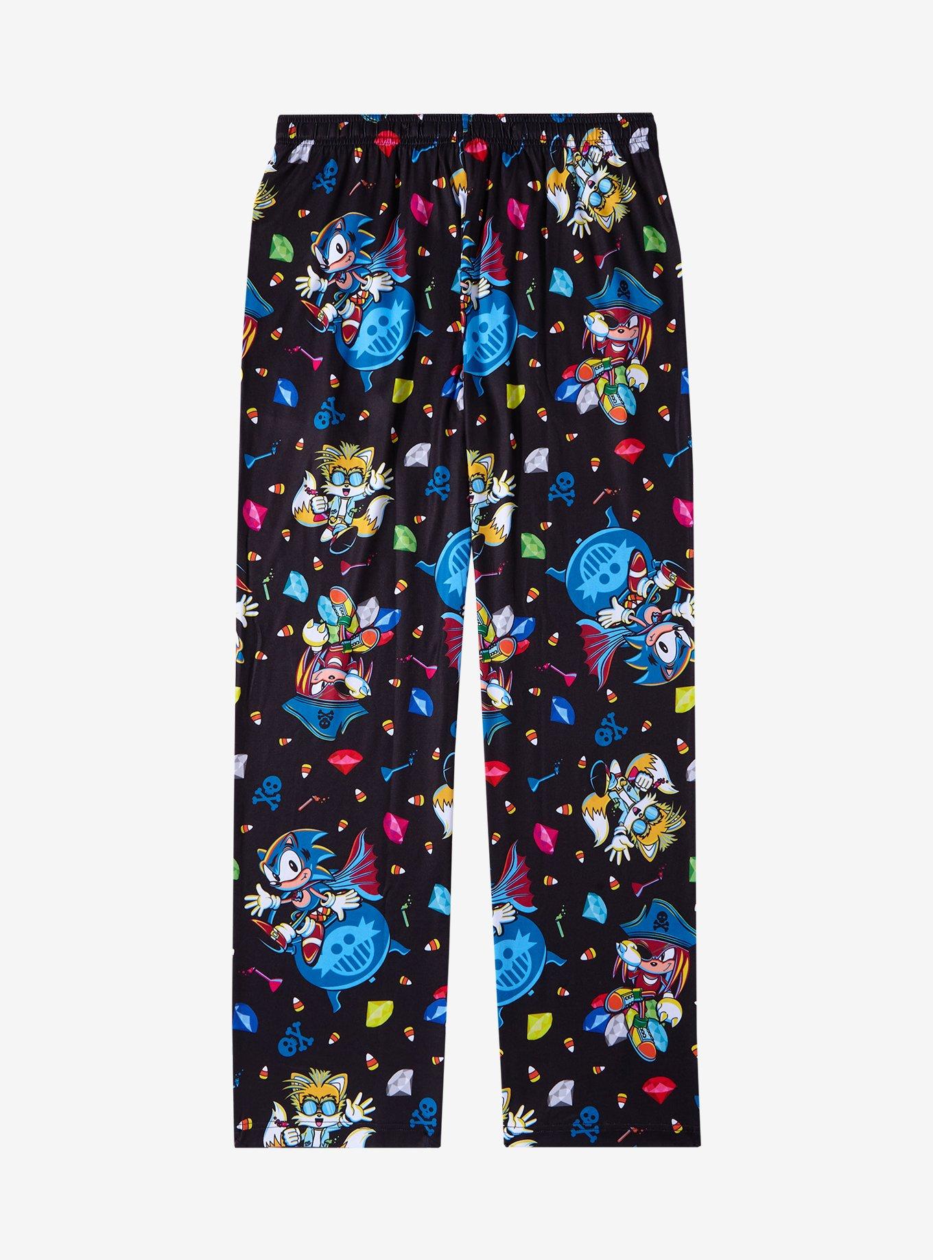 Sonic the Hedgehog Halloween Candy Allover Print Sleep Pants, , hi-res