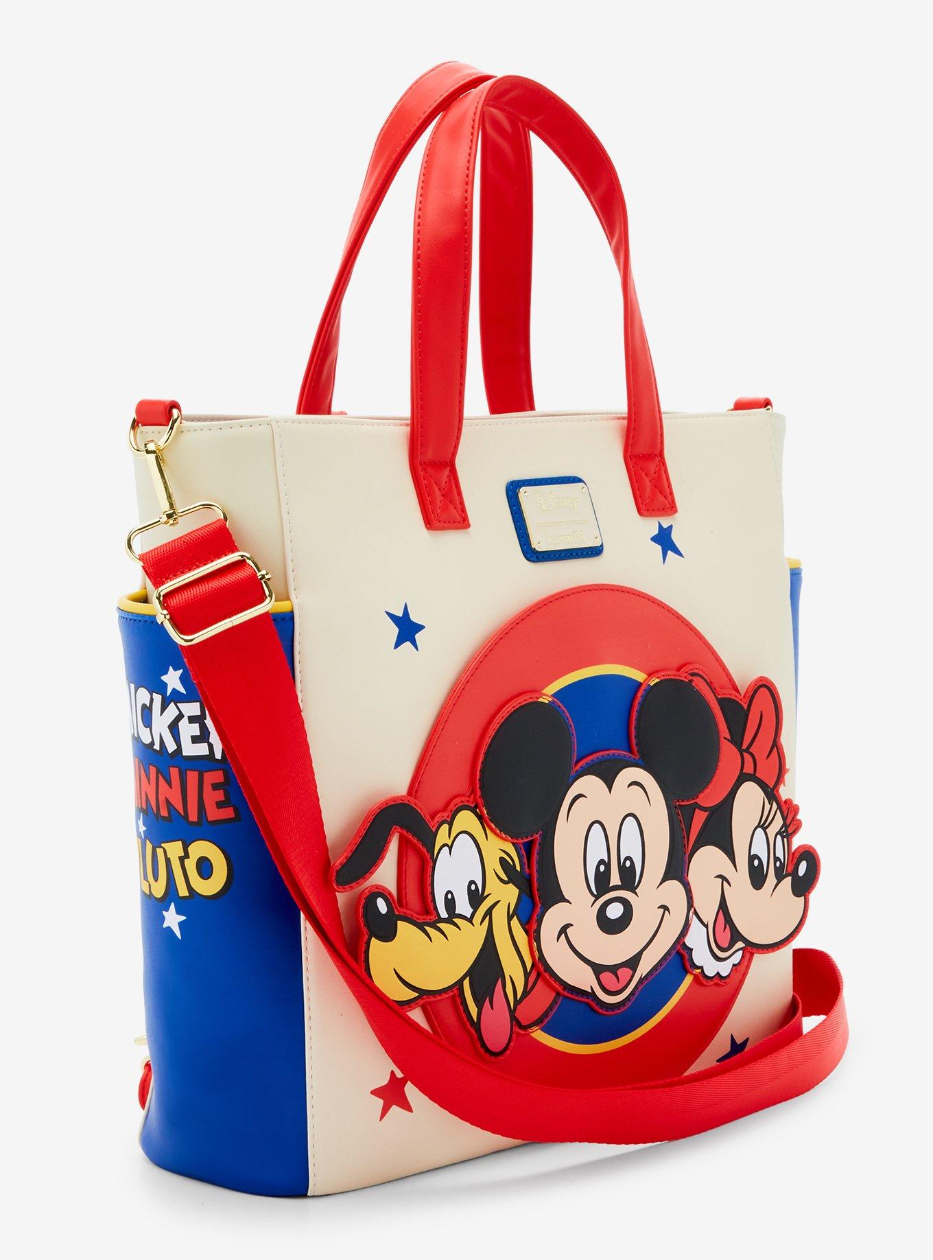 Loungefly Disney Mickey Mouse & Friends Classic Stars Tote Bag, , alternate