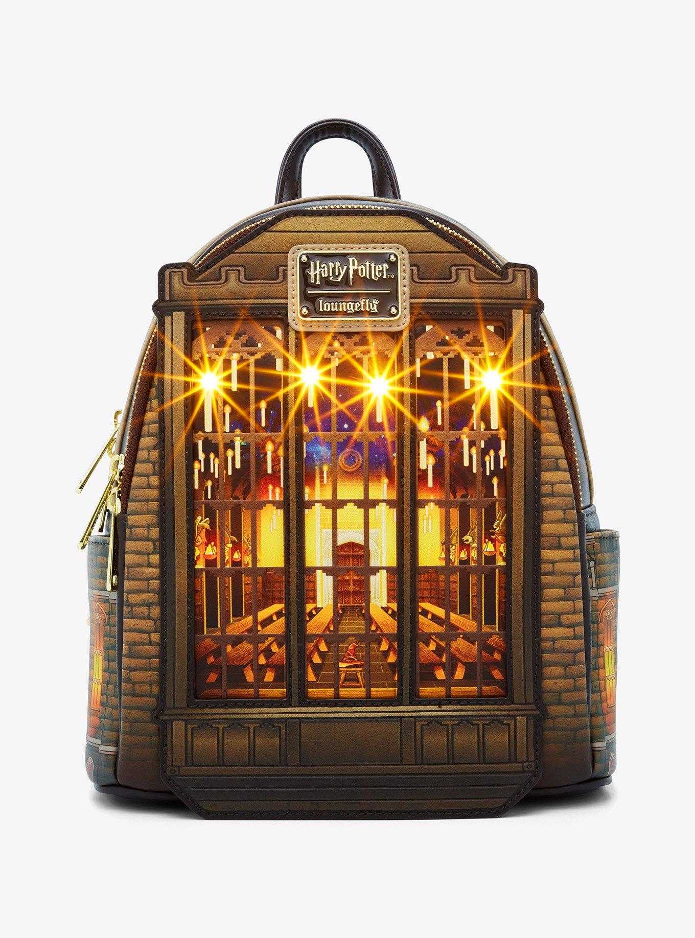 Loungefly Harry Potter Hogwarts Great Hall Light-Up Mini Backpack, , alternate