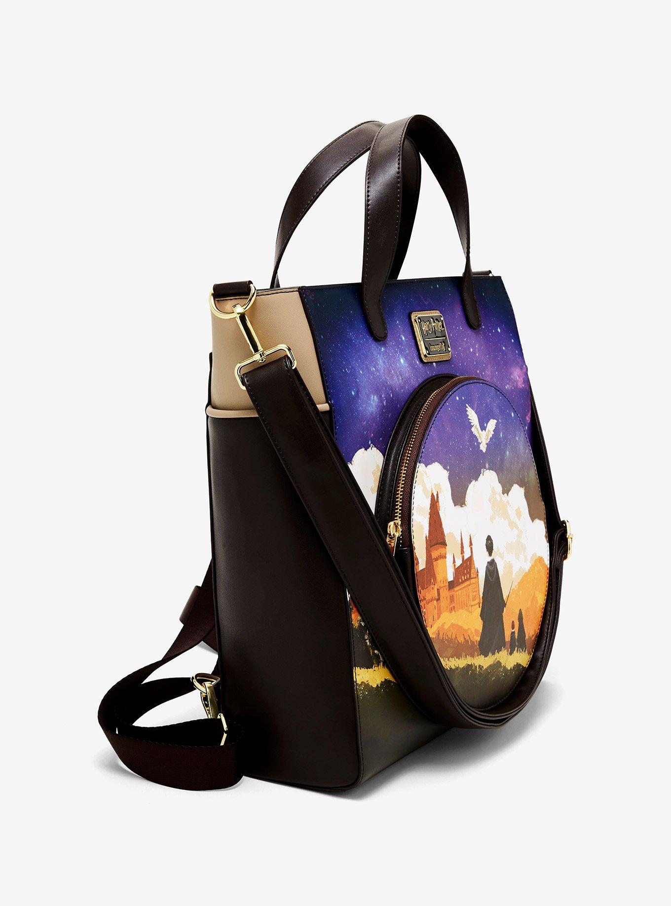 Loungefly Harry Potter Hogwarts Night Sky Tote Bag, , alternate