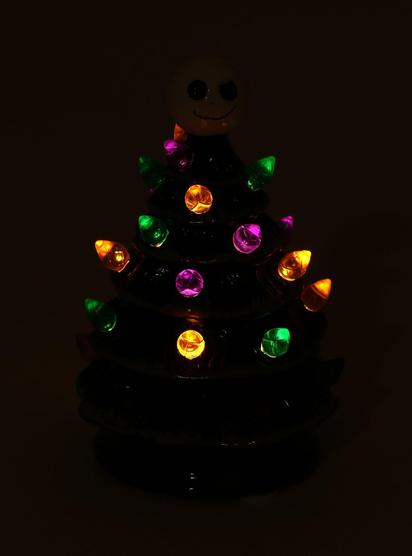 Disney The Nightmare Before Christmas Jack Skellington Light-Up Mini Christmas Tree Figure - BoxLunch Exclusive, , alternate