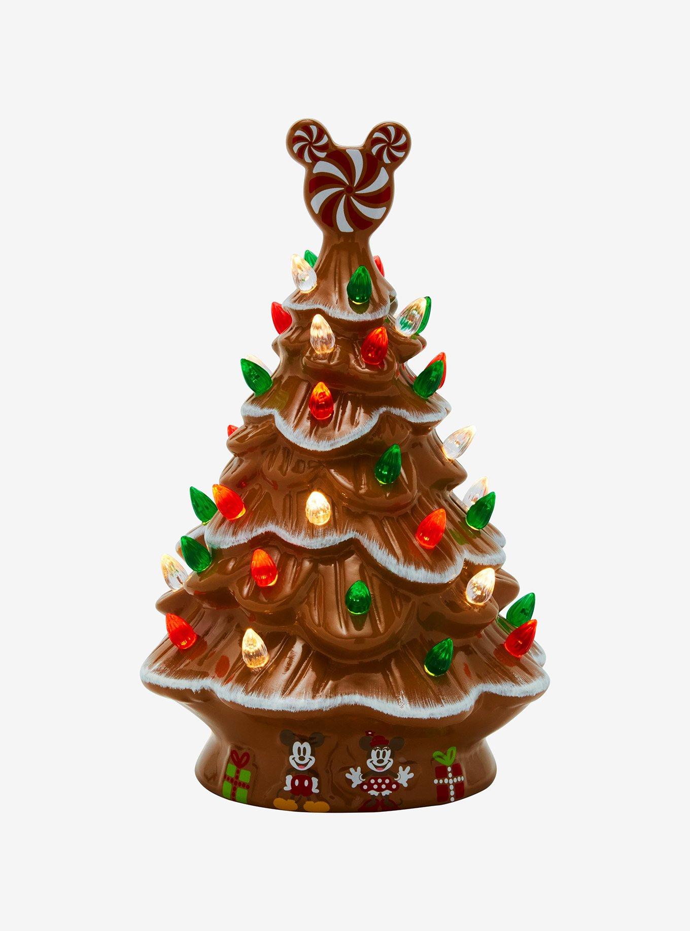 Disney Mickey Mouse Gingerbread Christmas Tree LED Tealight Holder - BoxLunch Exclusive, , alternate