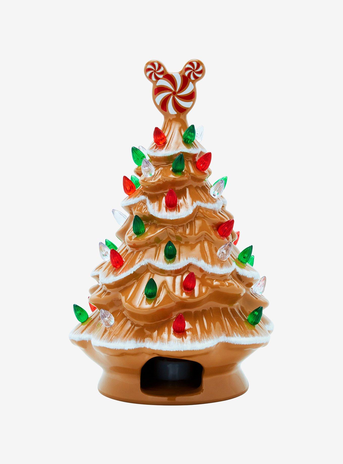 Disney Mickey Mouse Gingerbread Christmas Tree LED Tealight Holder - BoxLunch Exclusive, , alternate