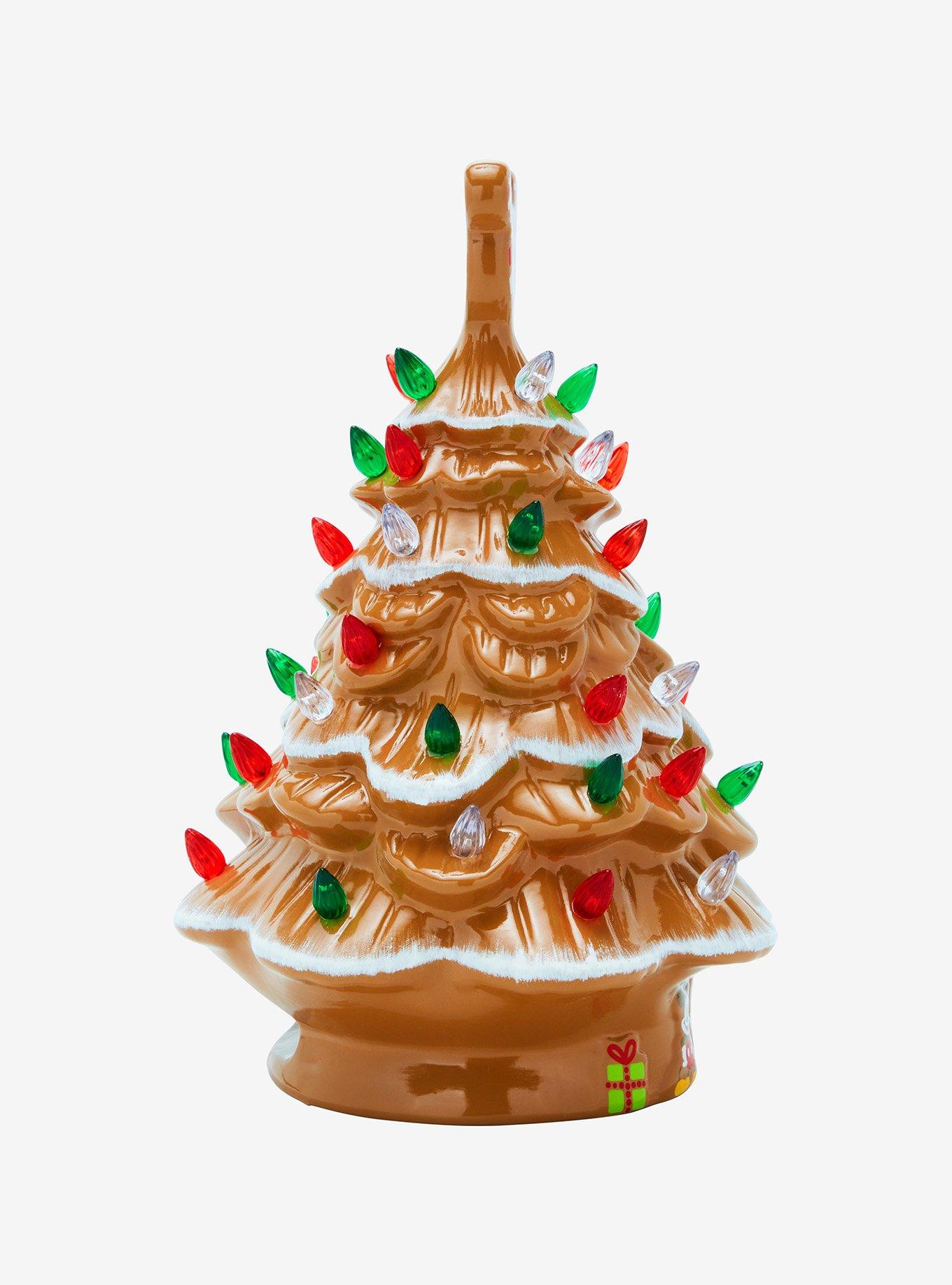 Disney Mickey Mouse Gingerbread Christmas Tree LED Tealight Holder - BoxLunch Exclusive, , alternate