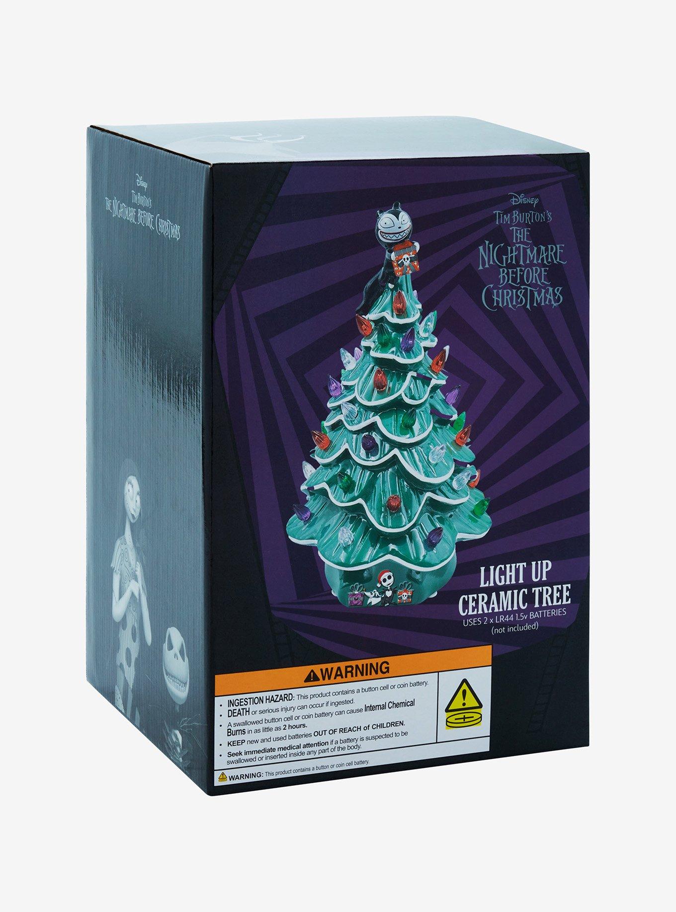 Disney The Nightmare Before Christmas Scary Teddy Christmas Tree LED Tealight Holder - BoxLunch Exclusive, , alternate