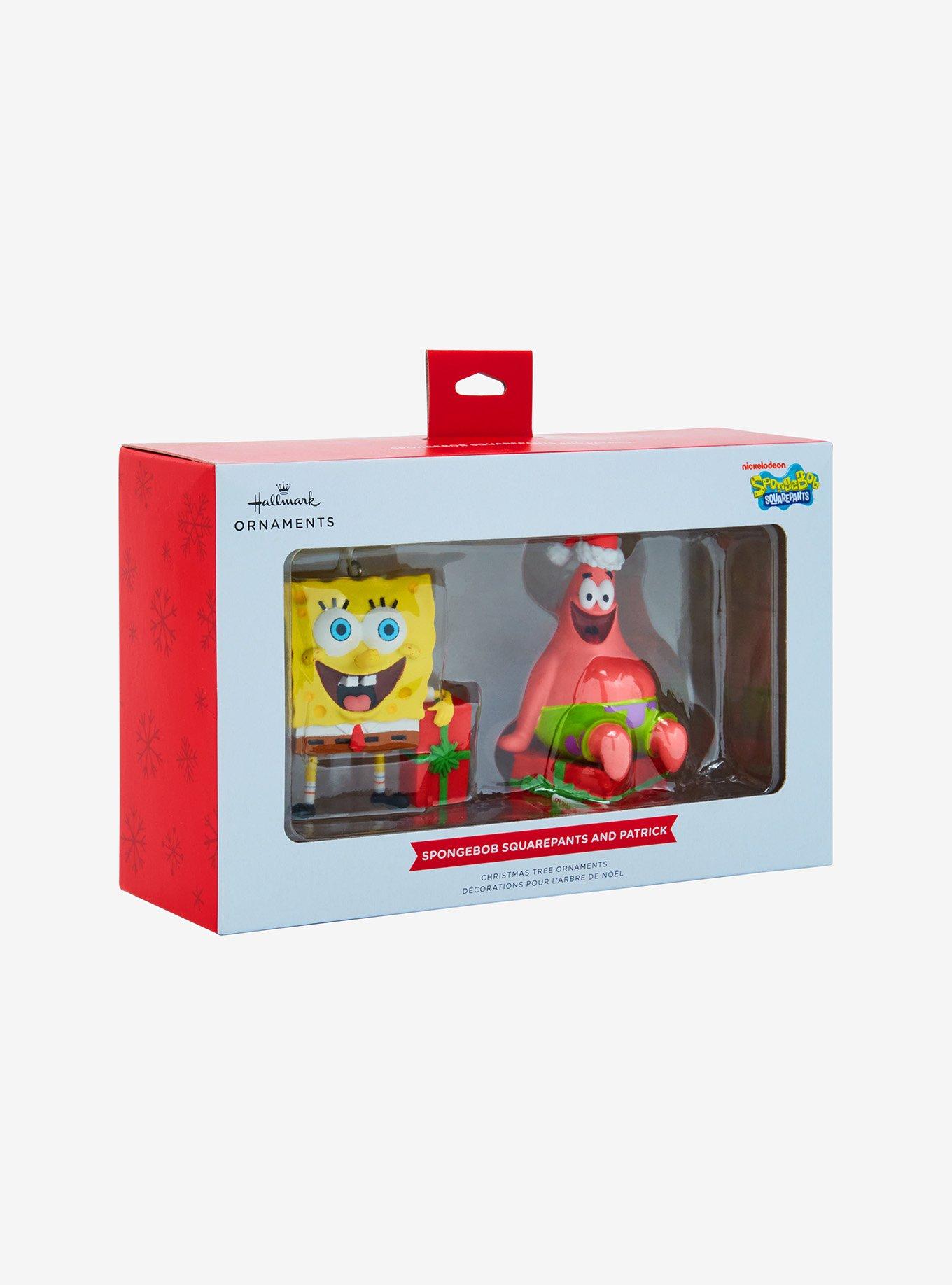 Hallmark Ornaments SpongeBob SquarePants Patrick & SpongeBob Holiday Ornament Set, , alternate