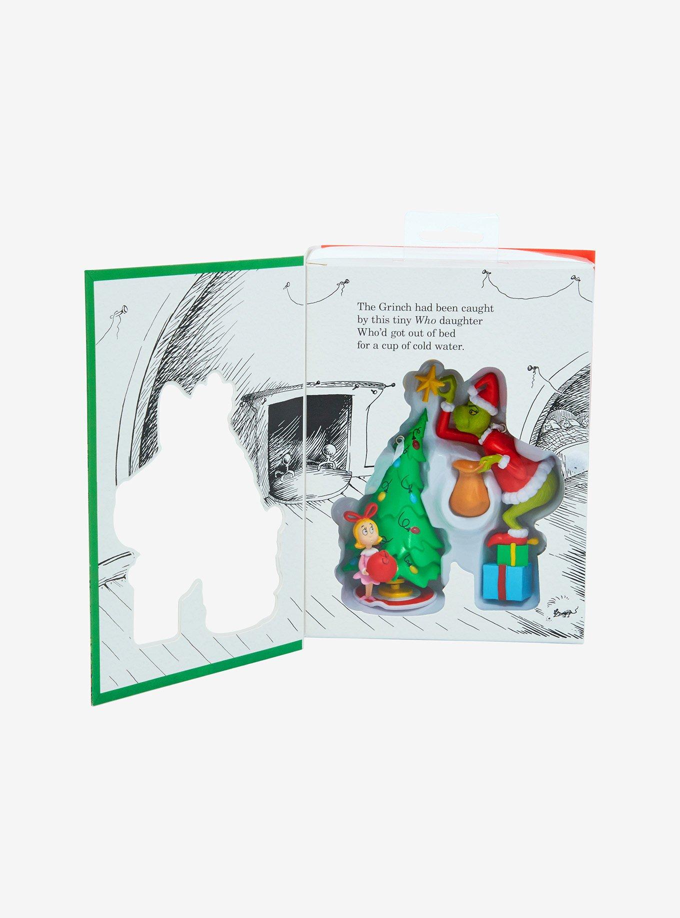 Hallmark Ornaments Dr. Seuss How The Grink Stole Christmas Cindy-Lou & Grinch Ornament Set, , alternate