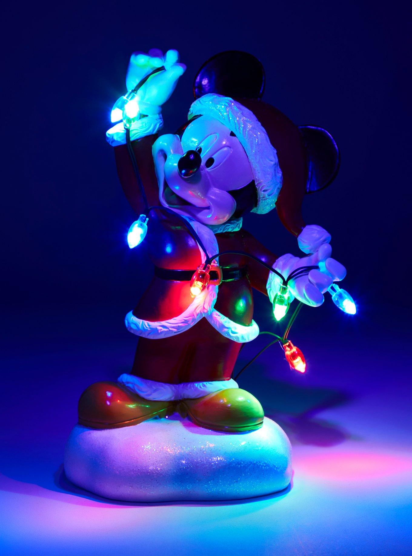 Disney Mickey Mouse Santa Suit Light-Up Figure, , alternate