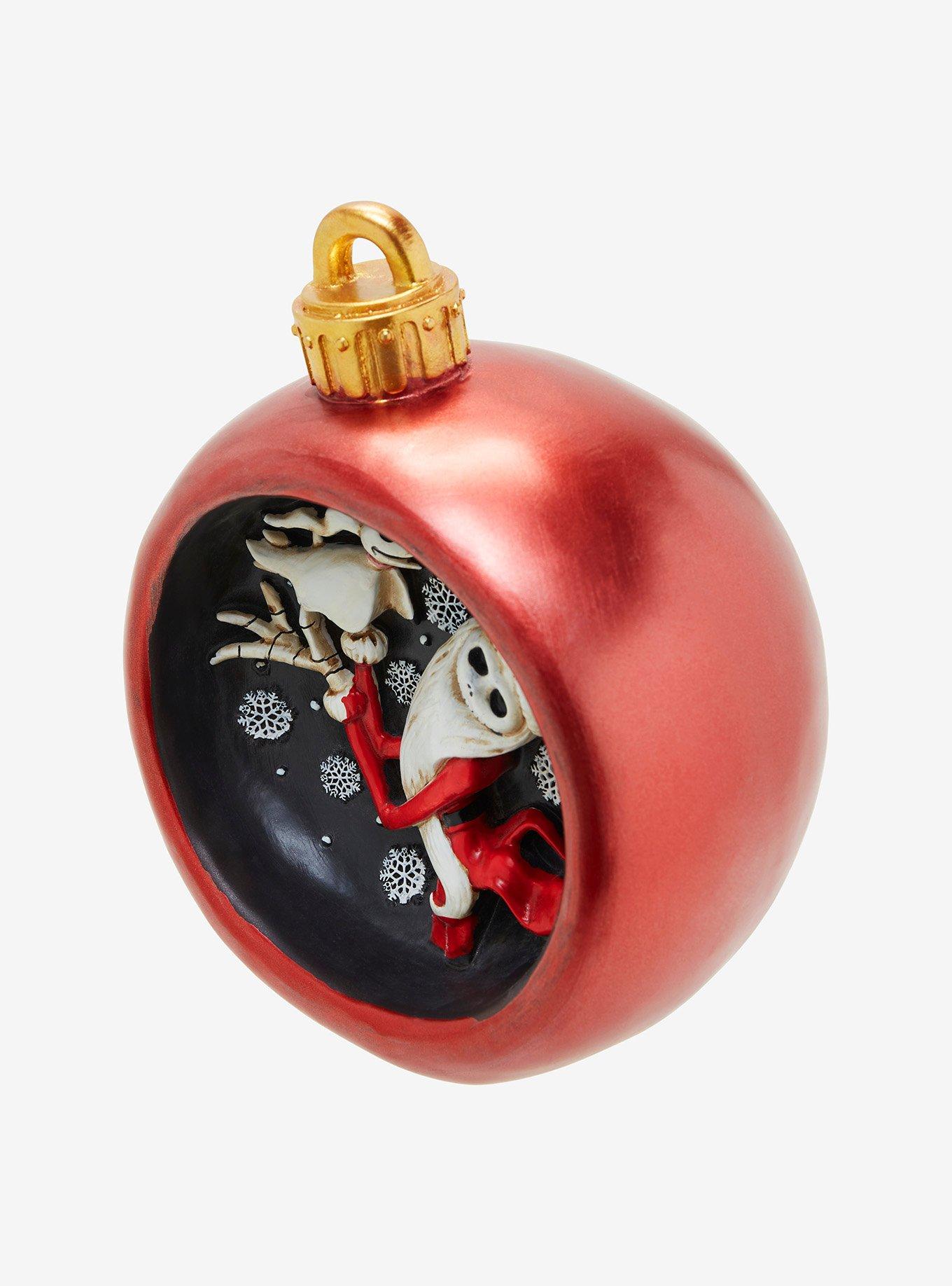 Disney The Nightmare Before Christmas Jack Skellington & Zero Light-Up Ornament Decor, , alternate