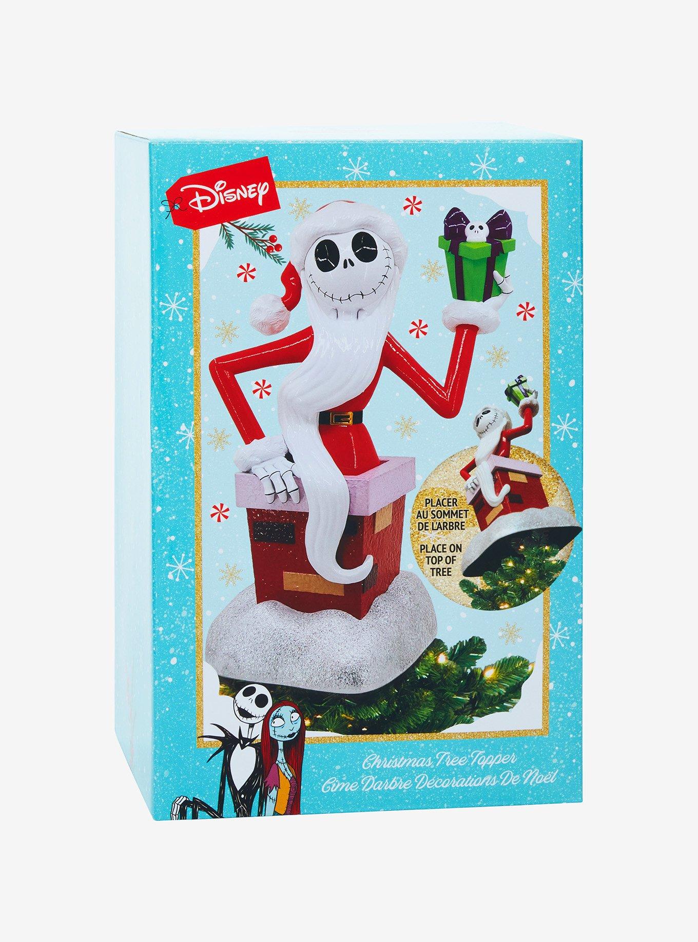 Disney The Nightmare Before Christmas Jack Skellington Santa Suit Chimney Tree Topper, , alternate